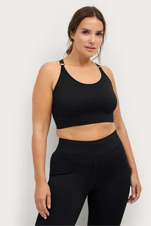 Zizzi Sports-bh Amy Seamless Rib Sports Bra