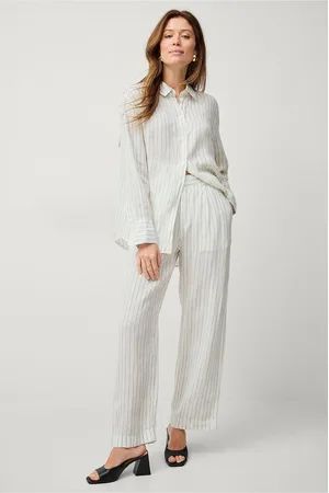Gina Tricot Bukser Denise Linen Trousers