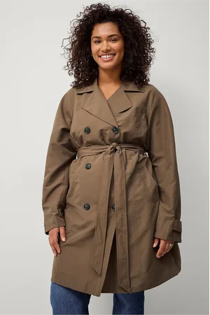 Zizzi Trenchcoat mSaga L/S Coat
