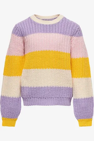 ONLY Trøje kogNikka LS Stripe O-neck Knt