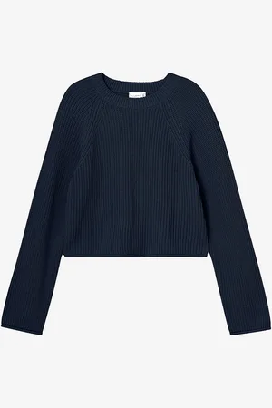 NAME IT Trøje nkfVenja LS Loose Short Knit