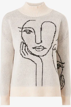 ONLY Trøje onlViso LS Jaquard High Neck Knt