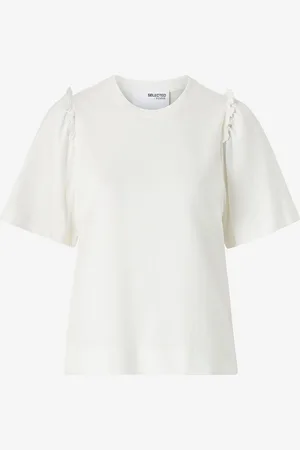 SELECTED Top slfPenelope 2/4 Ruffle Tee