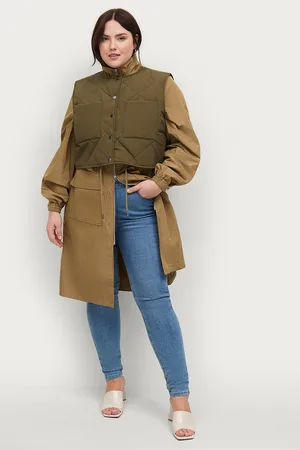 Zizzi Frakke med vest mUrban L/S 2in1 Coat