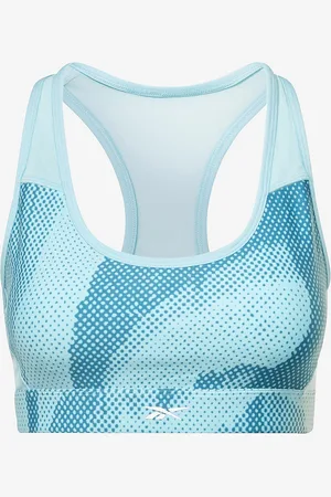 Reebok Sports-bh Lux Perform Allover Print Racer Bra