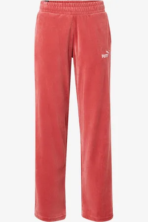 PUMA Velourbukser Ess Elevated Velour Straight Pants
