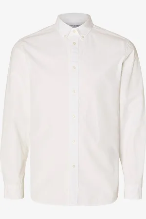 SELECTED Skjorte slhSlimrick-poplin Shirt LS