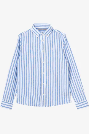 JACK & JONES Skjorte jprcCmaze Linen Shirt L/S Jnr