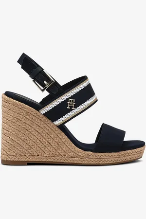 Tommy Hilfiger Sandaler med hæl Webbing High Wedge Sandal