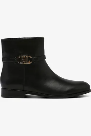 Ralph Lauren Boots Burnished Calf-Briela-Bo-Bte