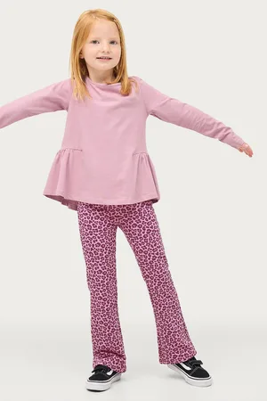 ELLOS Leggings Mitte Flare i sweatkvalitet