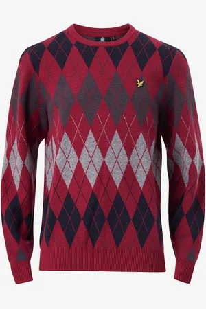 Lyle & Scott Trøje British Argyle Crew Neck