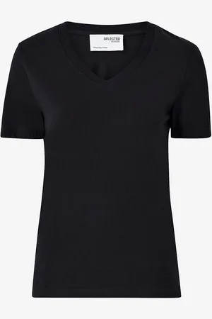 SELECTED Top slfEssential SS V-neck Tee