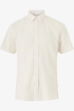 Lindbergh Skjorte Linen Cotton Shirt S/S