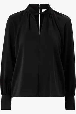 VILA Bluse viElma Halterneck L/S Top