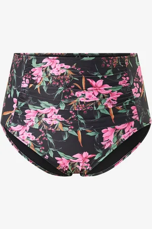 Zizzi Bikiniunderdele Stella HW Brief Aop