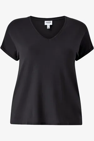 VERO MODA Top vmAya SS V-neck Tee Curve