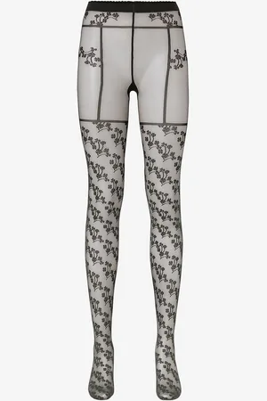Wolford Strømpebukser Floral Suspender Tights 20 den