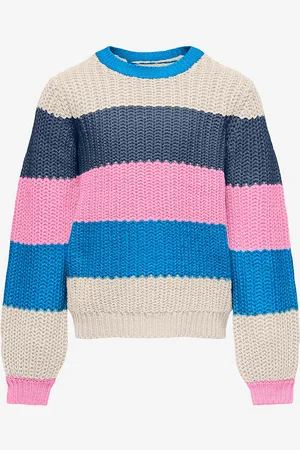 ONLY Trøje kogNikka LS Stripe O-neck Knt