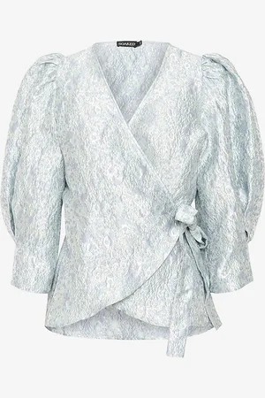 Soaked in Luxury Slå-om bluse slKeeka Wrap Blouse LS