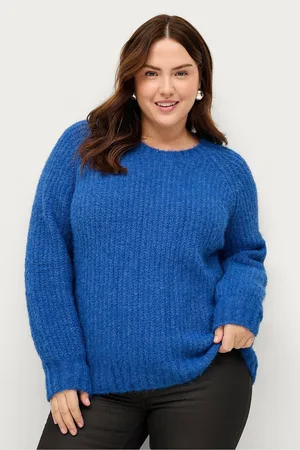 Zizzi Trøje mFrench L/S Pullover