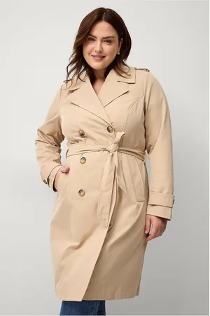 Zizzi Trenchcoat mSimone L/S Coat