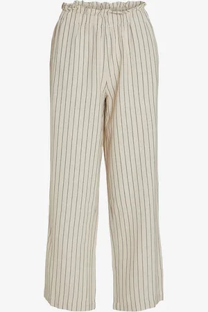 VILA Bukser viPrisilla Striped H/W Pants