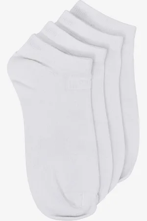 ELLOS Sneakerstrømper af bambus, 4-pak