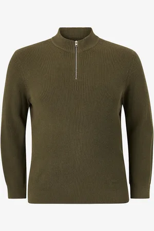 JACK & JONES Trøje jprCCperfect Knit Half Zip Pls