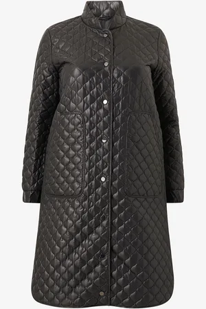 Persona by Marina Rinaldi Frakke Quilted Mantel Pan