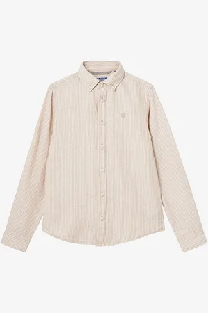 JACK & JONES Skjorte jprcCmaze Linen Shirt L/S Jnr