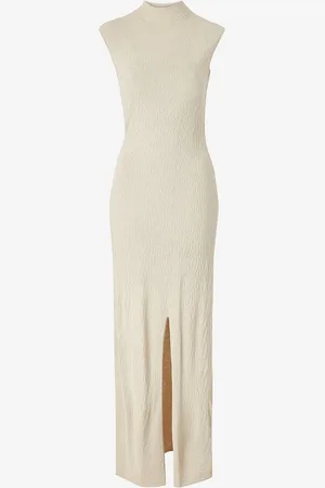 Calvin Klein Maxi kjole Crinkled Ankle Knit Shift Dress
