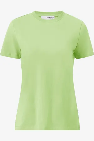 SELECTED Top slfMyessential SS O-neck Tee