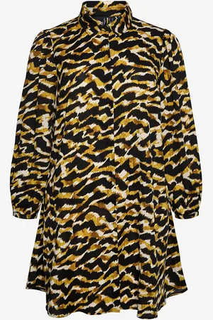 VERO MODA Skjortekjole vmcGail L/S Abk Shirt Dress Wvn