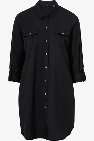 VERO MODA Skjortekjole vmSilla LS Short Dress