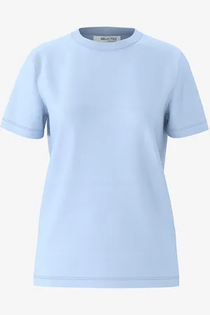 SELECTED Top slfMyessential SS O-neck Tee