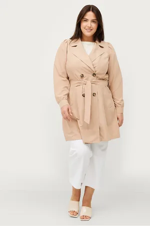 Zizzi Trenchcoat mSaga L/S New Coat