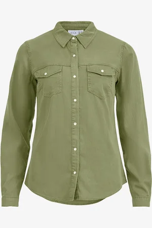 VILA Skjorte viBista Denim Shirt
