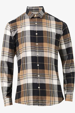 Lindbergh Skjorte Checked Herringbone Shirt L/S