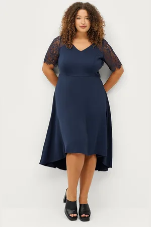 Zizzi Kjole mAngeline S/S Midi Dress