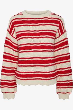 Pieces® Trøje pcAmie LS O-neck Knit