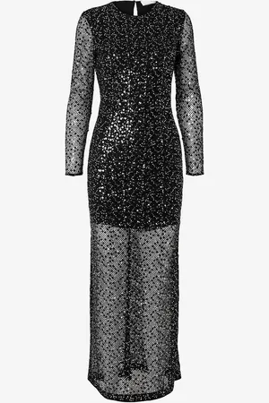 SELECTED Maxi kjole slfNoel LS Ankle Sequins Dress
