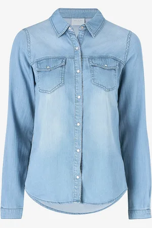 VILA Skjorte viBista Denim Shirt
