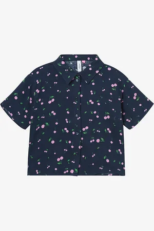 VERO MODA Skjorte vmNatali Nia SS Cropped Shirt Wvn G