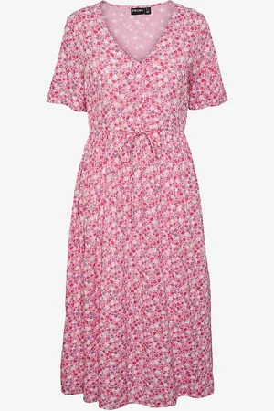 Pieces® Kjole pcTala SS String Tie Midi Dress
