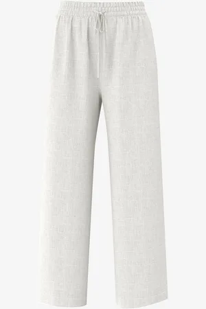 SELECTED Bukser slfViva-Gulia HW Long Linen Pant