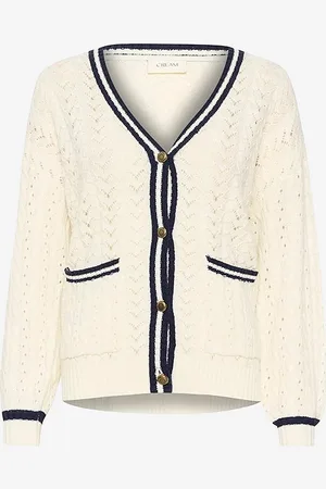 Cream Cardigan crPreps Knit Cardigan