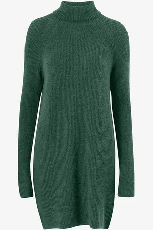Pieces® Strikkjole pcEllen LS High Neck Knit Dress