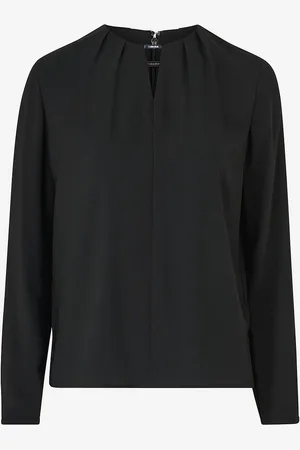 Calvin Klein Bluse Metal Bar Long Sleeve Blouse