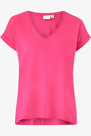 VILA Top viDreamers New V-neck T-shirt